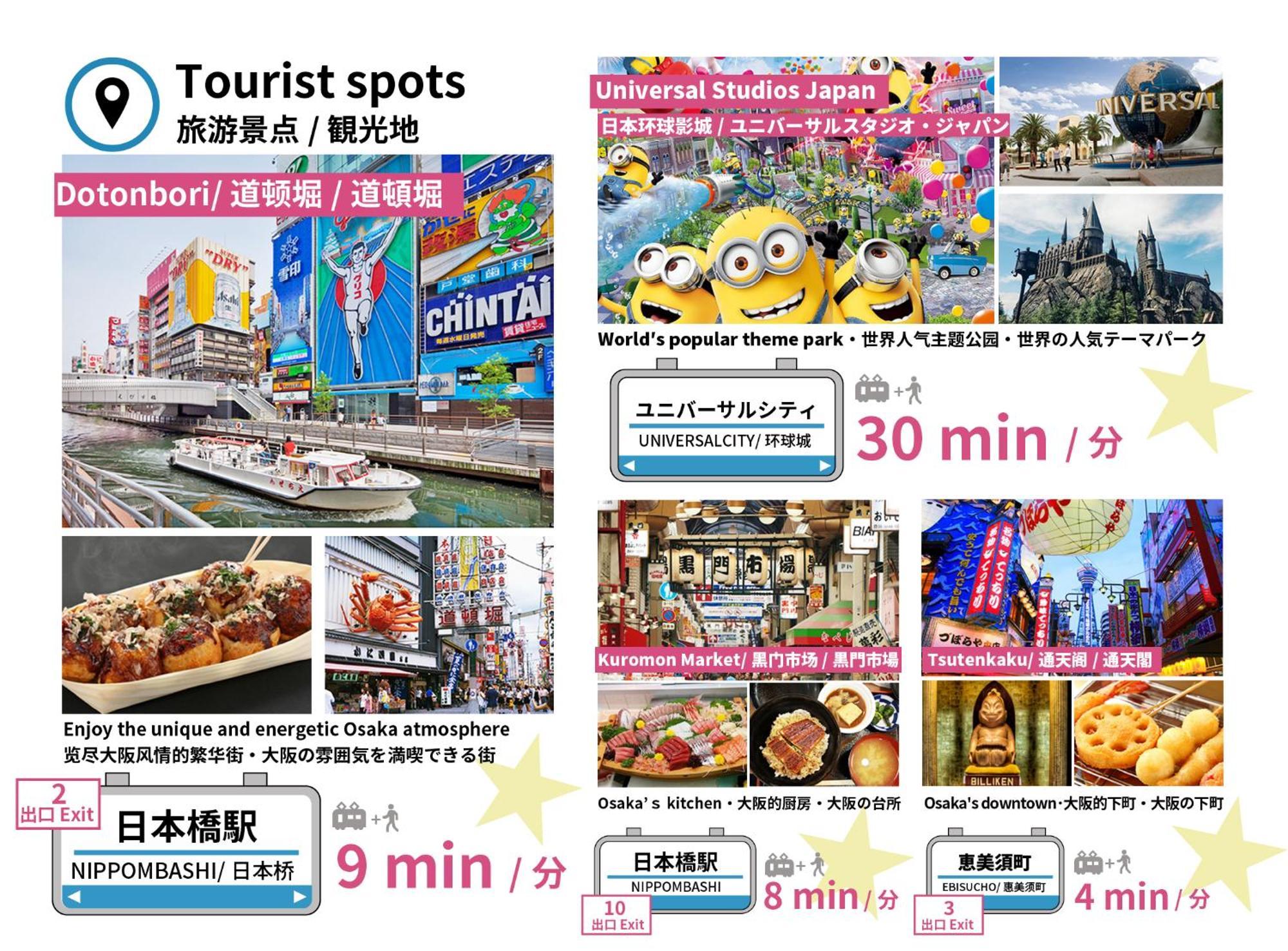 Bijou Suites Ai Premium 오사카 외부 사진